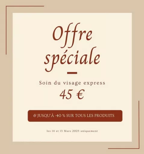 Préparez votre peau pour le printemps avec notre soin express !, Lyon, L'Embellie - Centre de Beauté